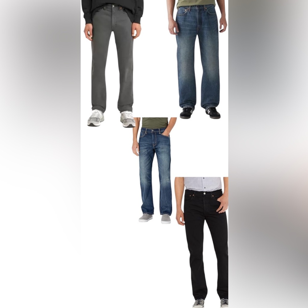 Levi’s Bundle 4 Pair Straight Leg 501‎ 569 559 505 38/34